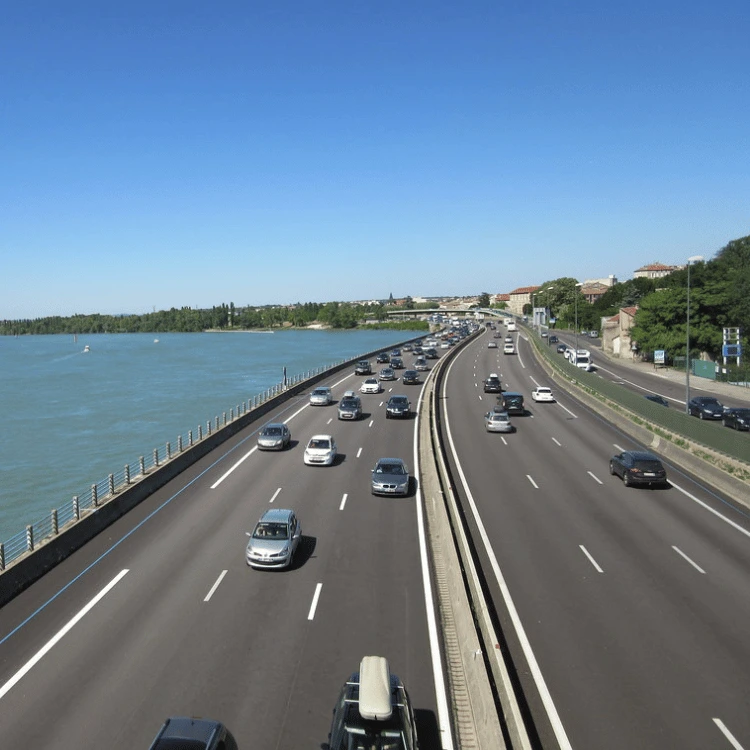 Autoroute pour un trajet de taxi longue distance